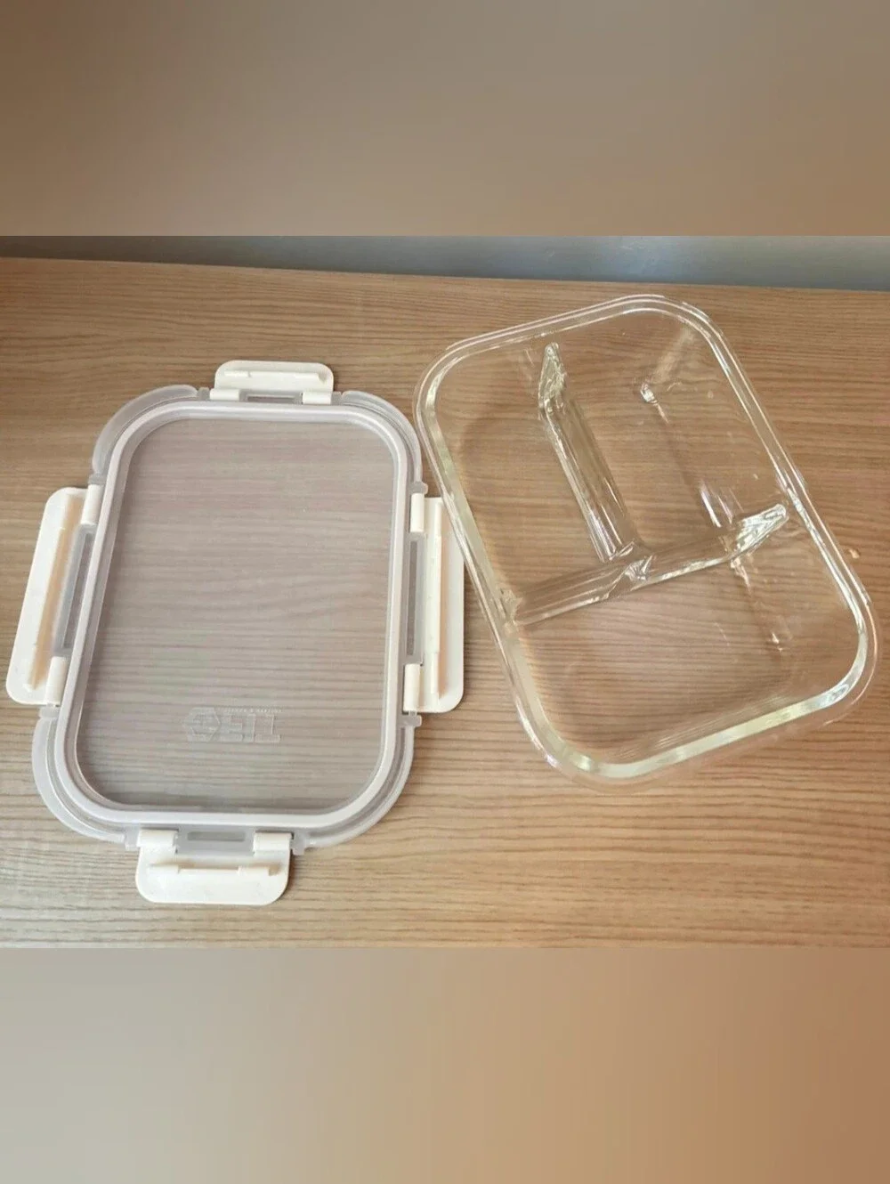 Glass Food Storage Container with White Snap Lid - Home Storage & Organization